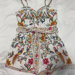 FARM Rio Multicolor Floral Embroidered Garment